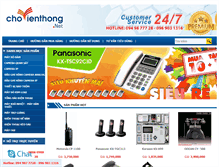 Tablet Screenshot of chovienthong.net